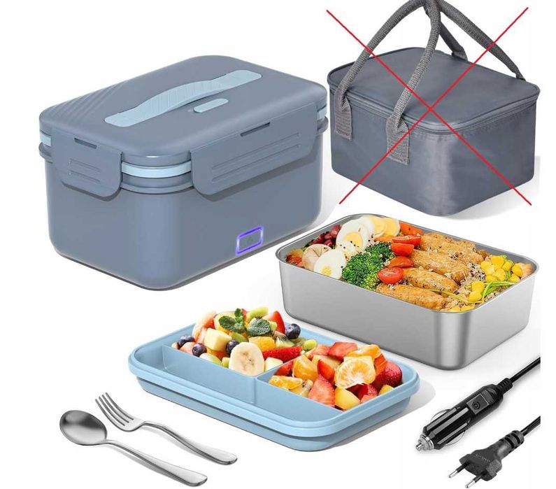 Lunchbox elektryczny 1.8L podgrzewacz jedzenia 220V 12V 24V