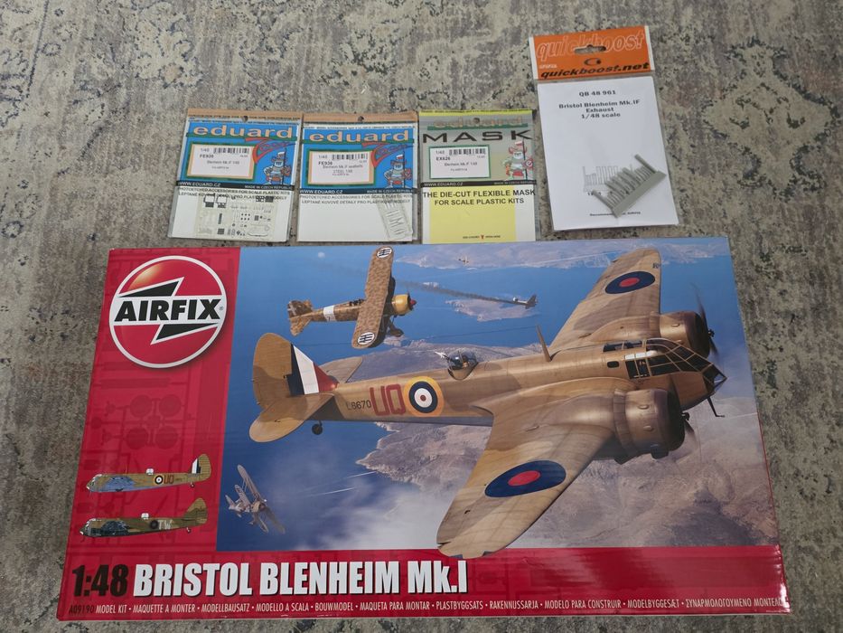 Bristol Blenheim Mk.I Airfix 1/48 + 4 dodatki
