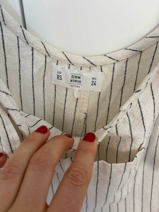 Macacão riscas lefties