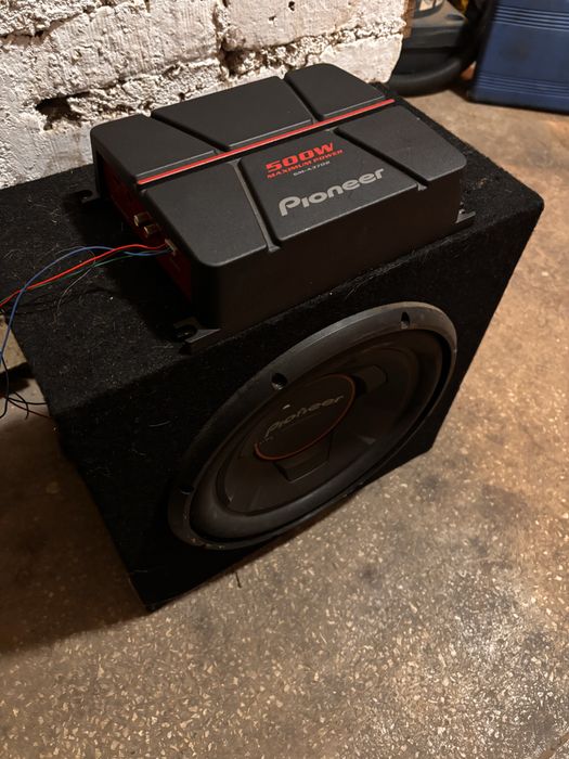 Subowoofer+wzmacniacz pioneer 500w