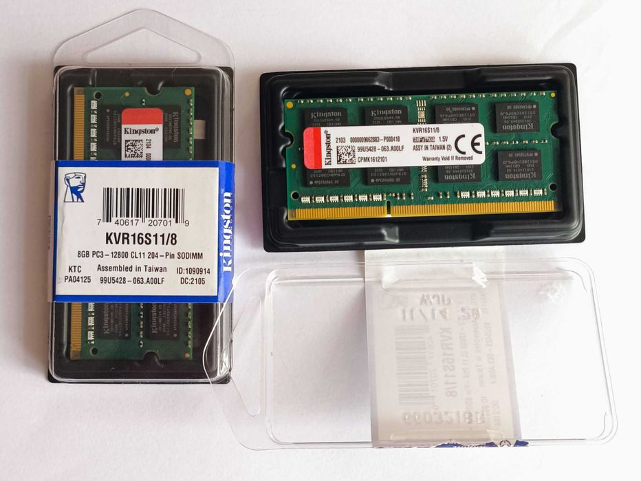 Оперативна пам&#x27;ять для ноутбука DDR3 8Gb 1600MHz Kingston (KVR16S11/8)