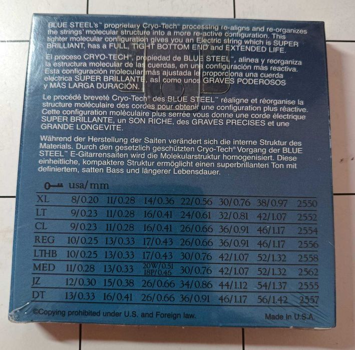 Струны Dean Markley BlueSteel Electric Reg 10-46