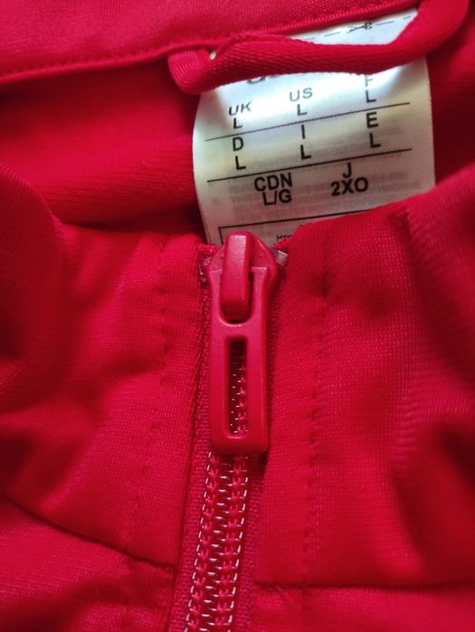 Bluza sportowa Adidas rozmiar L czerwona