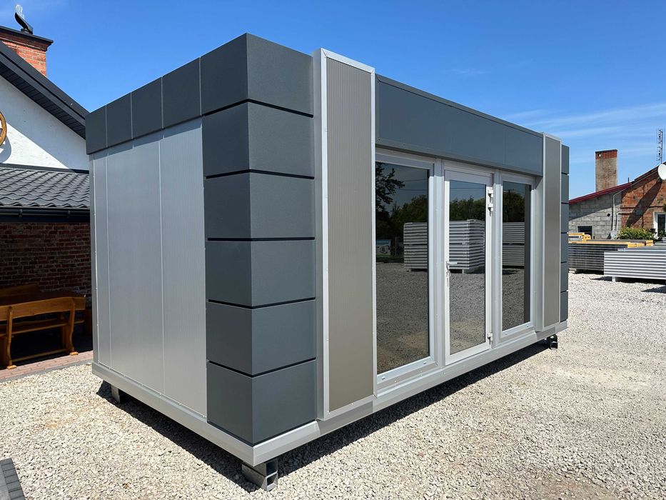 Kontener Handlowy Mieszkalny kiosk Komis Sklep fryzjer wiata Bar