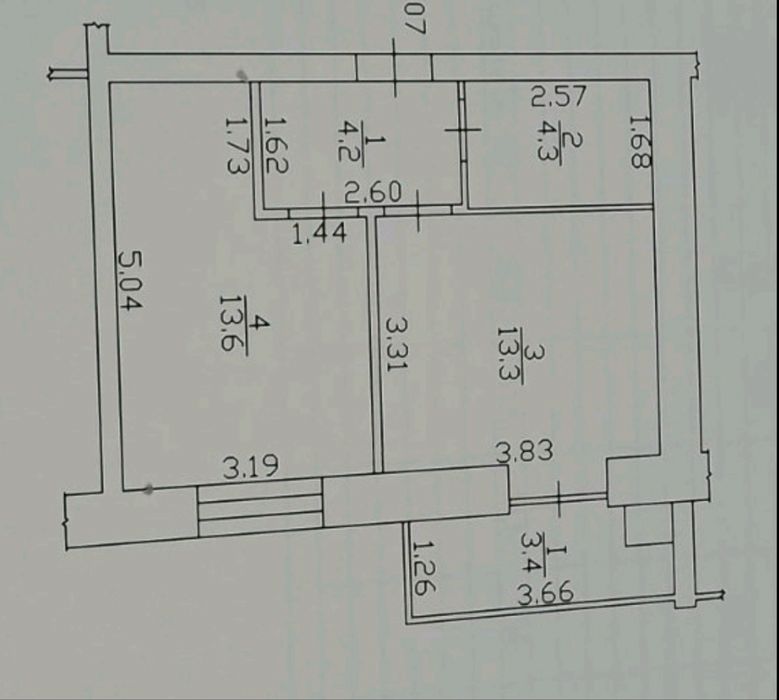 Новобудова! 3-й поверх! Однокімнатна квартира 37 м2