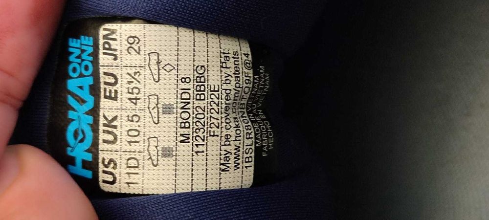 Hoka Bondi 8 - Tamanho 45 e 1/3