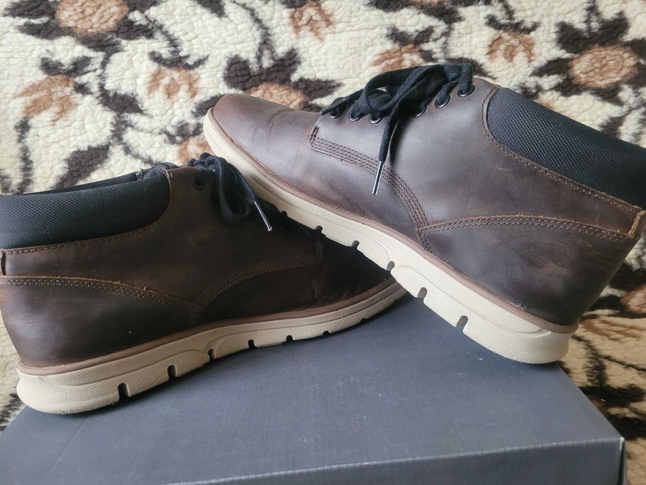 Mega skórzane buty za kostkę Timberland Bradstreet r.43,5