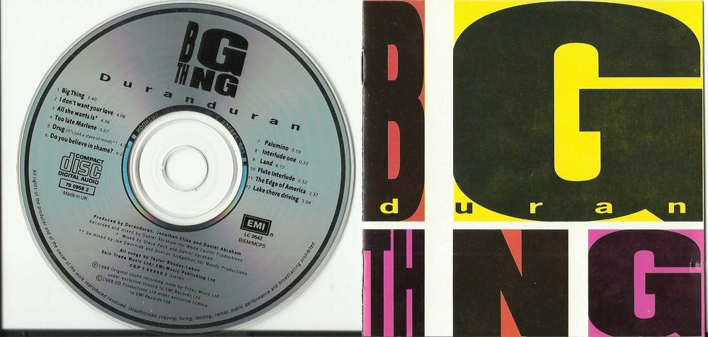 DURAN DURAN - Greatest and Latest TOUR 1998 - Koszulka XL + Gratis CD