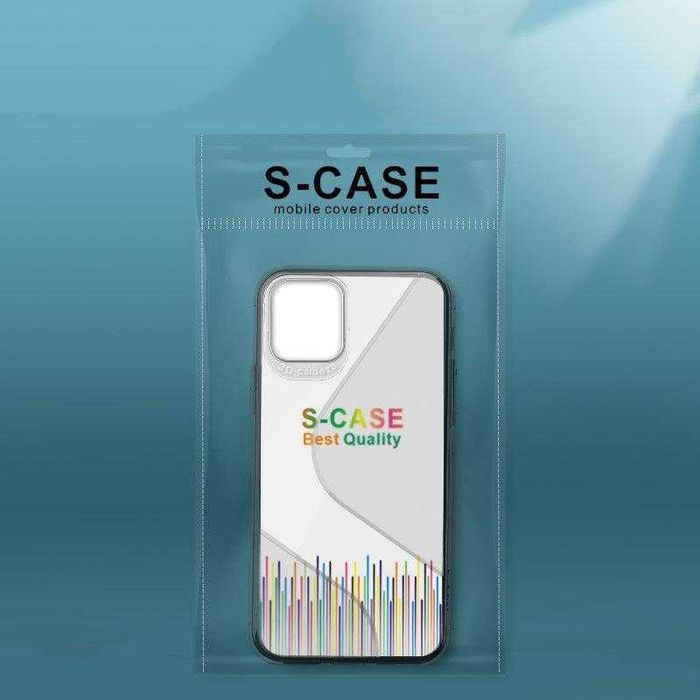 S-Case elastyczne etui pokrowiec iPhone 12 Pro niebieski