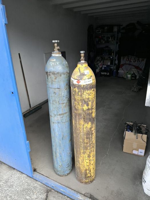 Zestaw spawalniczy do cięcia butle acetylen i tlen