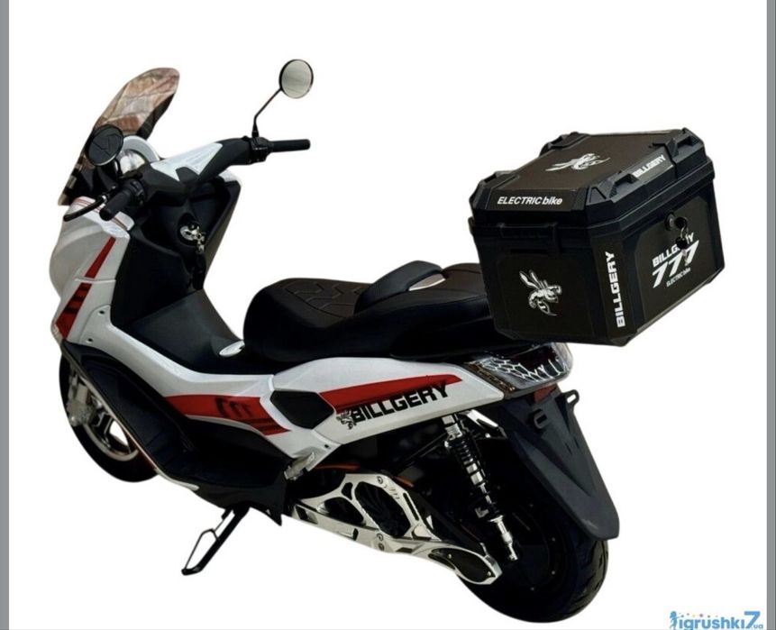 ДОСТАВКА -50%! Електричний мопед Billgery, двигун 2000W