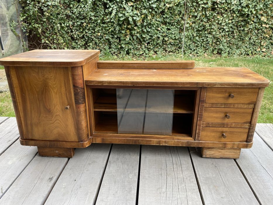 Toaletka w stylu Art deco/ lata 30-50 / fornir orzech