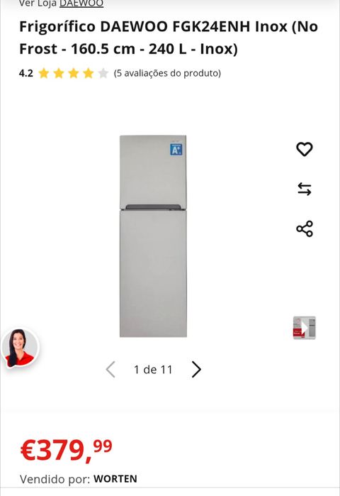 Frigorífico em bom estado