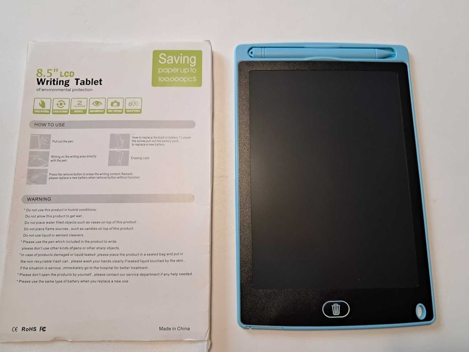 Tablet 8,5' do nauki pisania rysowania dla dzieci i nie tylko