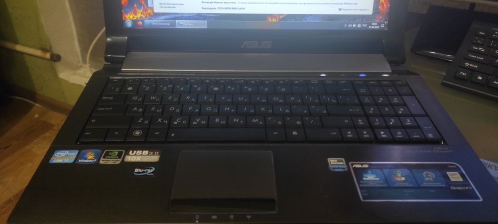 Продам Asus n53s i7-2630QM,16гб. оперативки