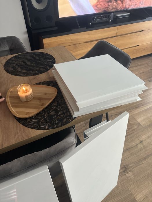 Fronty Ikea Voxtrop bialy polysk