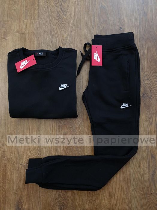 Dres Nike męski komplet dresowy czarny