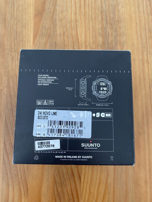 Suunto D4i Novo Lime