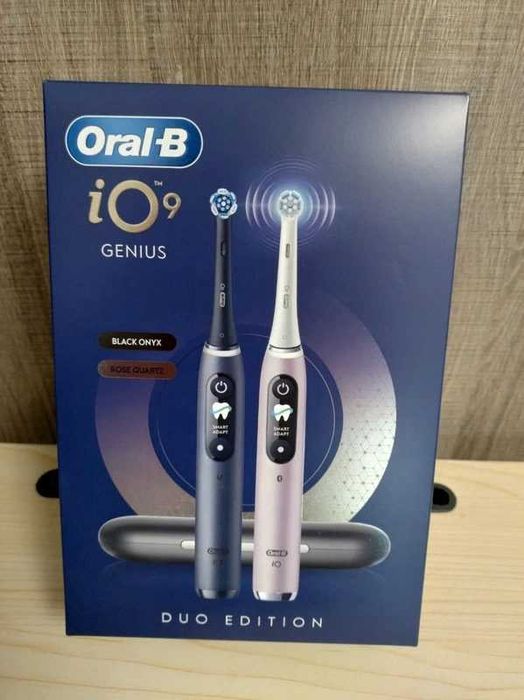Szczoteczki elektryczne Oral-B iO9 DUO zestaw 2 sztuki nowe gwarancja