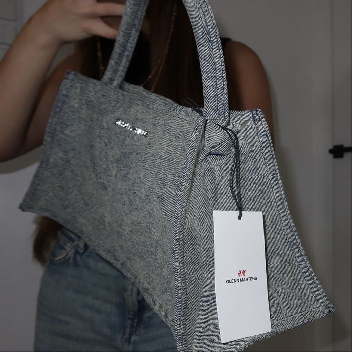 Сумка джинсова glenn martens & h&m Diesel, Maison Margiela