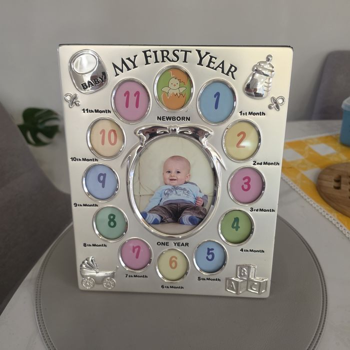 Moldura infantil Multi prata