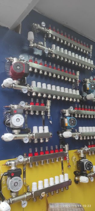 Тепла підлога 16мм труба PEX-A,PERT ,коллектори,насоси,підложка
