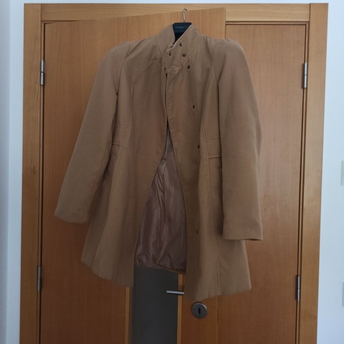 Casaco 3/4 quente, beige,40,