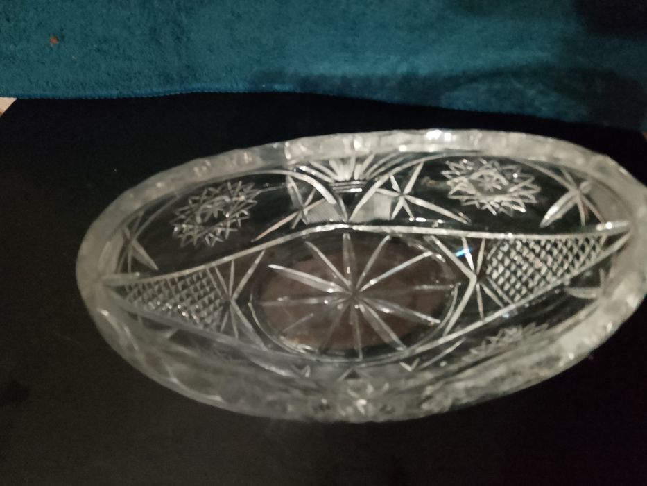 Vintage Kryształowa łódka styl boho