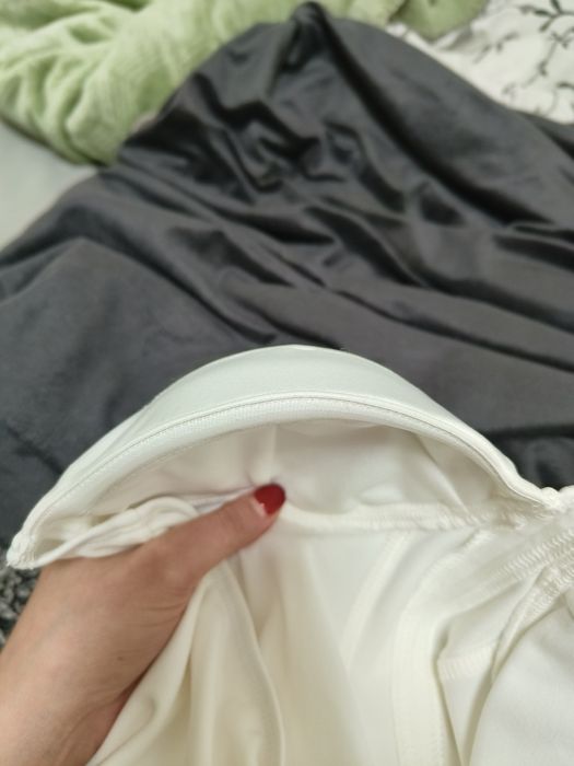 Білий топ новий на ліпучках