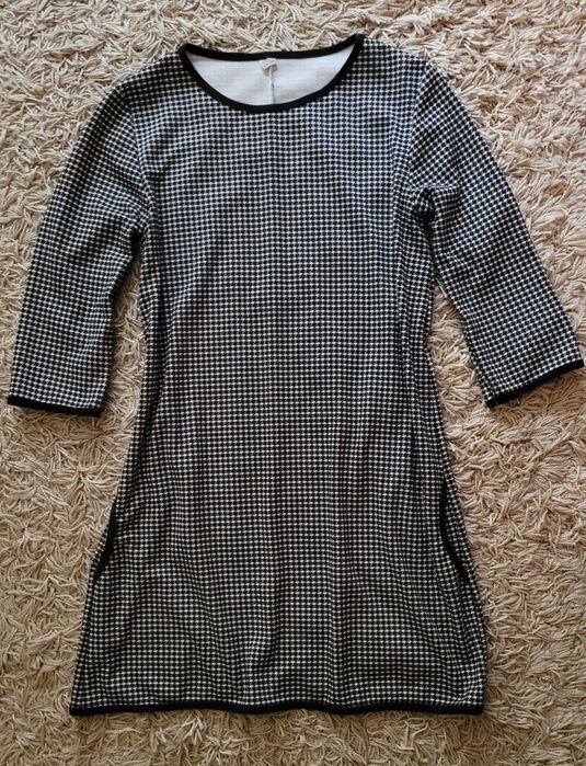 Sukienka trapez pepitka 38 M