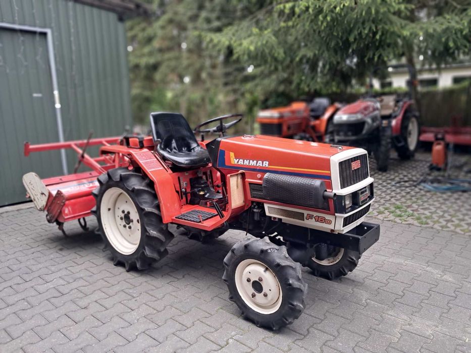 Traktorek japoński Yanmar F 16 w komplecie z glebogryzarką, sprawny, zadbany