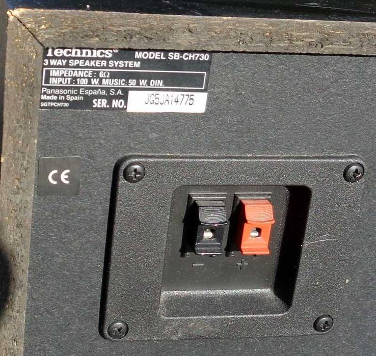 TECHNICS Model SB-CH 730 - kolumna uszkodzona .