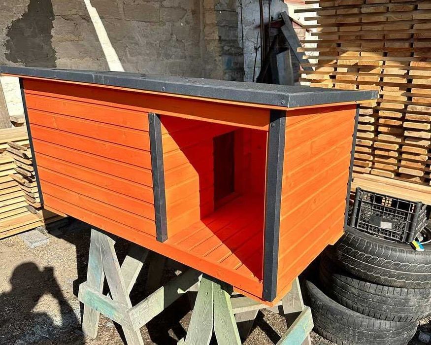 Буда утеплена для Собаки | Будка 95 см | Будки для Овчарки, Лабратора