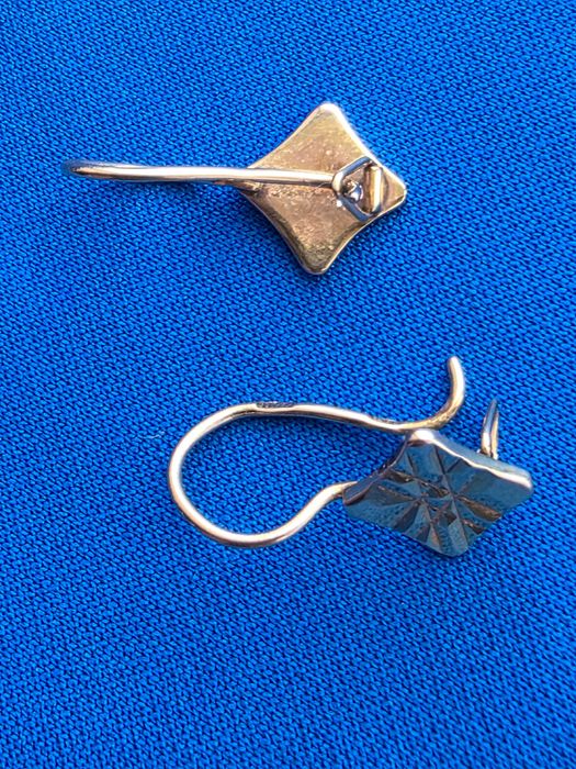 Сережки золото фото