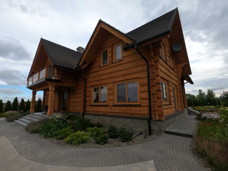 Piaskowanie malowanie domów z drewna, elewacji z cegiełSodowanie