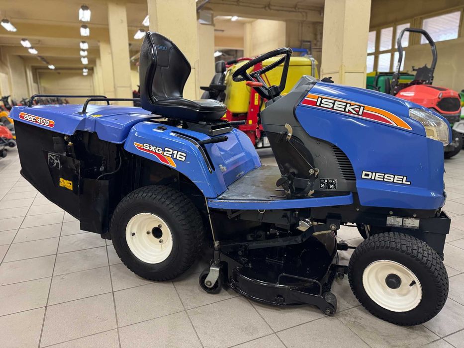 Traktorek Kosiarka ISEKI SXG 216 H SILNIK 2 CYL. 16KM DIESEL Z KOSZ
