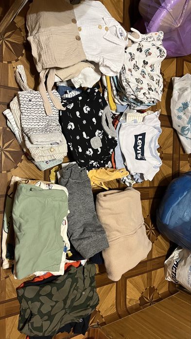 Paczka ubrań od 56-80/86 do roku czasu