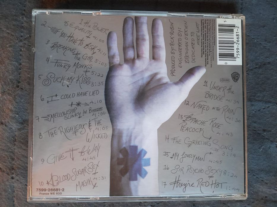 CD Red Hot Chili Peppers " Blood Sugar Sex Magic " de 1991