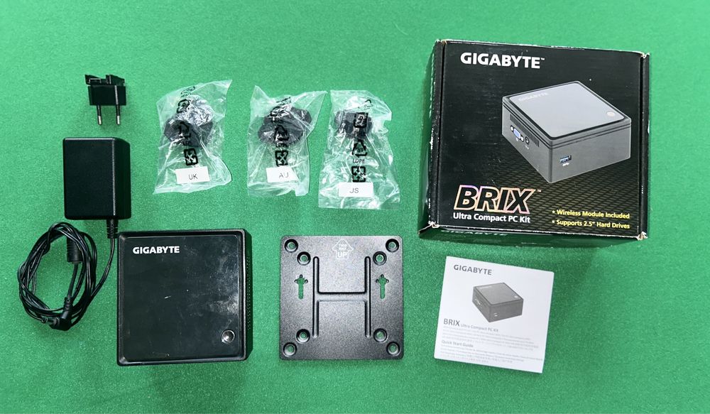Mini komputer Gigabyte Brix z dyskiem 1 TB i legalnym Windowsem
