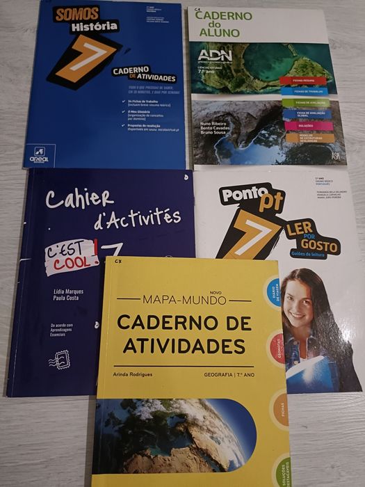 Cadernos de fichas 7 ano