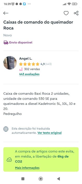 Placa electrónica de queimador a gasol