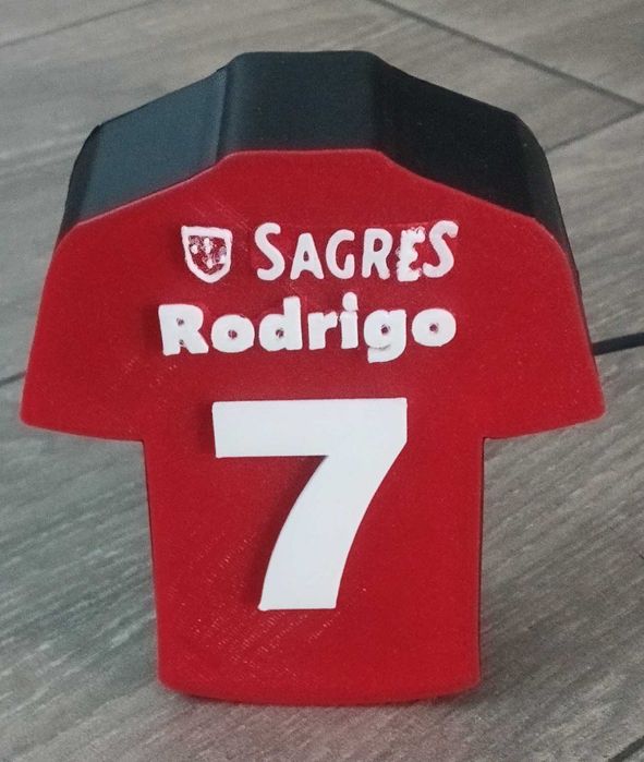 Luminária LED Personalizada – Camisola do Teu Clube!