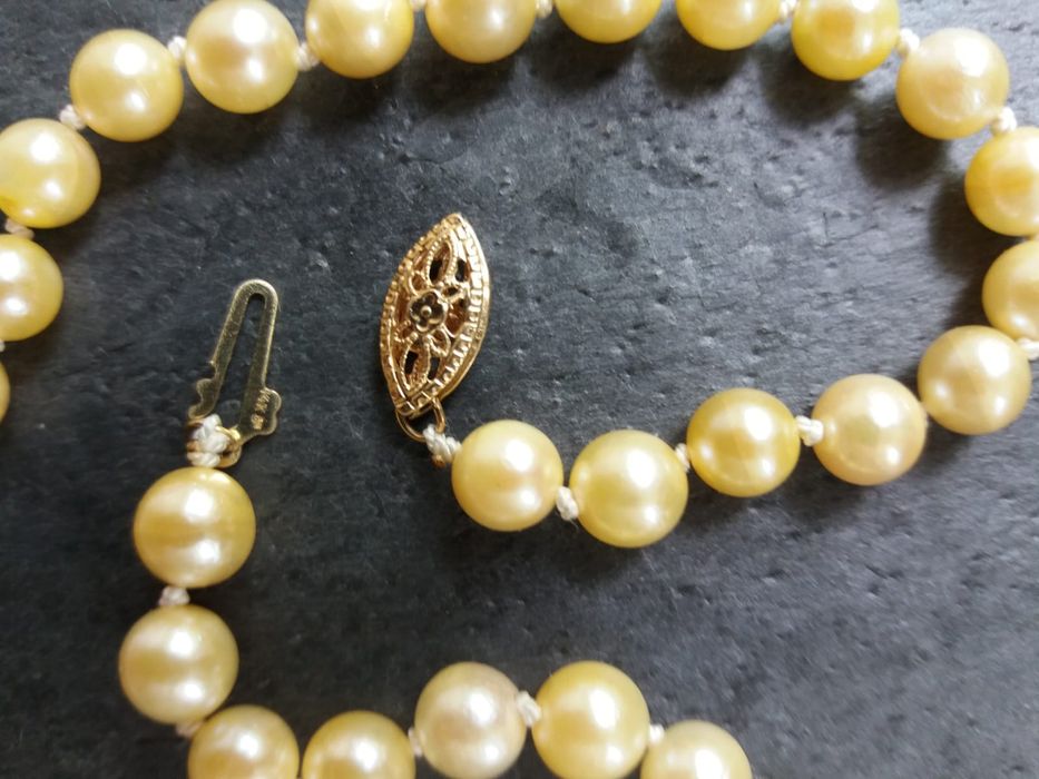 Naszyjnik z pereł hodowlanych