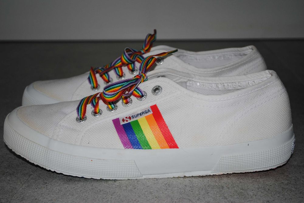 Trampki tęczowe Superga 2750 Pride roz 41