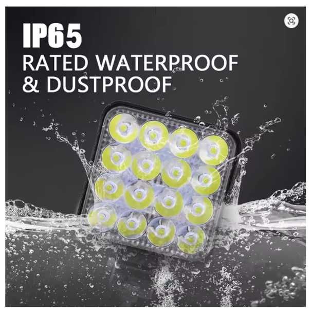 Focos, projectores, Farois para Jipe, Carros, Camião, Barco 12V, 48W