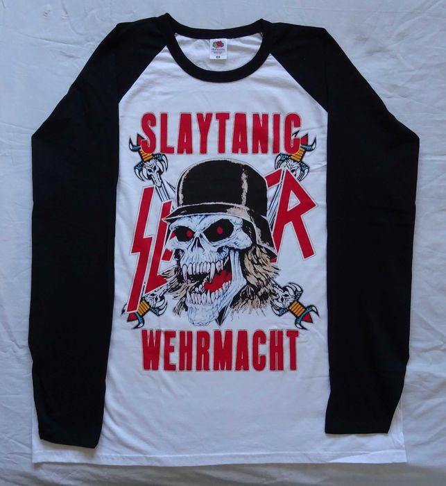 Slayer Slaytanic Wehrmacht Baseball Longsleeve Rozmiar XL Thrash Metal