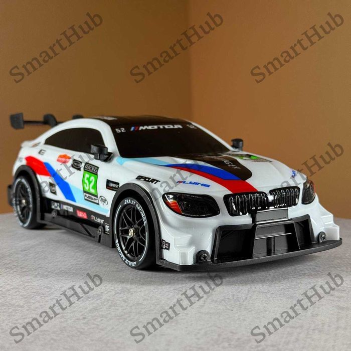 Машинка для дрифта на радиоуправлении BMW Neon Белая БМВ Дрифт машинка