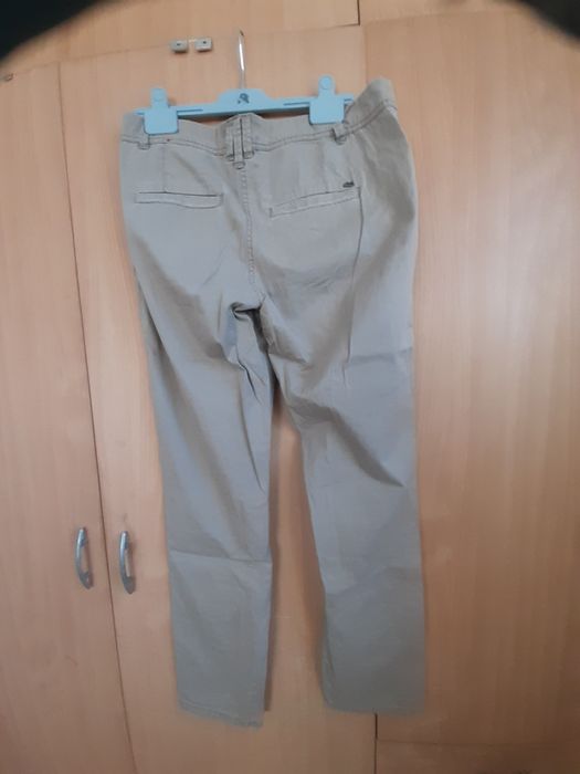 Spodnie beżowe, damskie. QS. 38/40