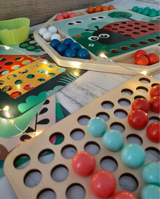 Деревʼяна гра «Мозаїка»