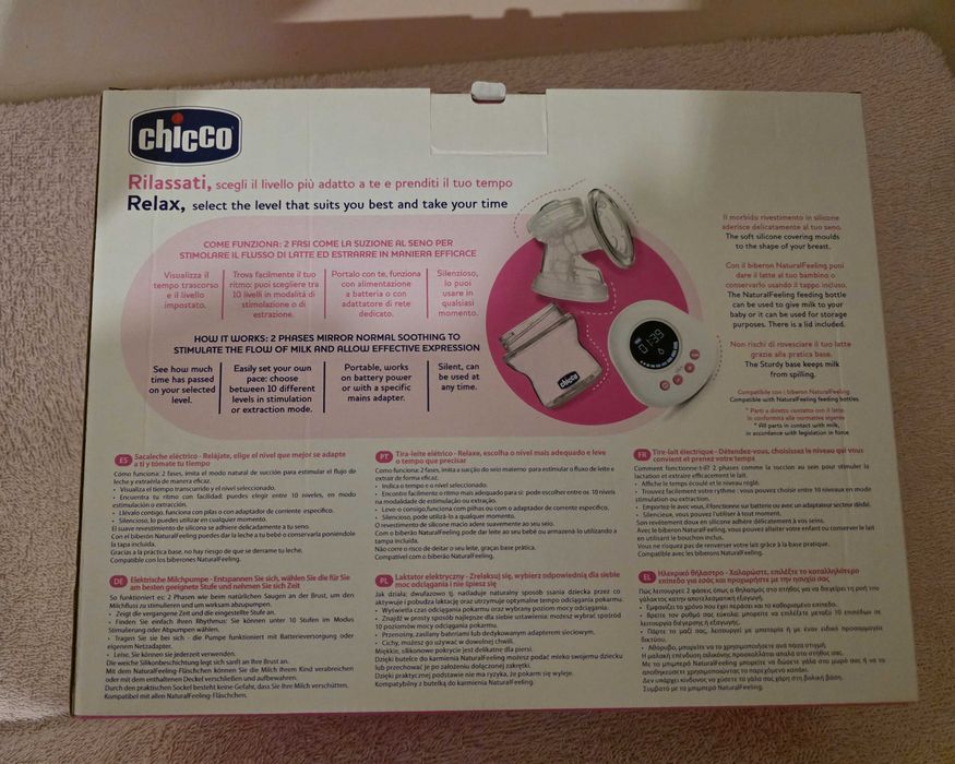 Bomba extratora de leite da Chicco ( como nova )